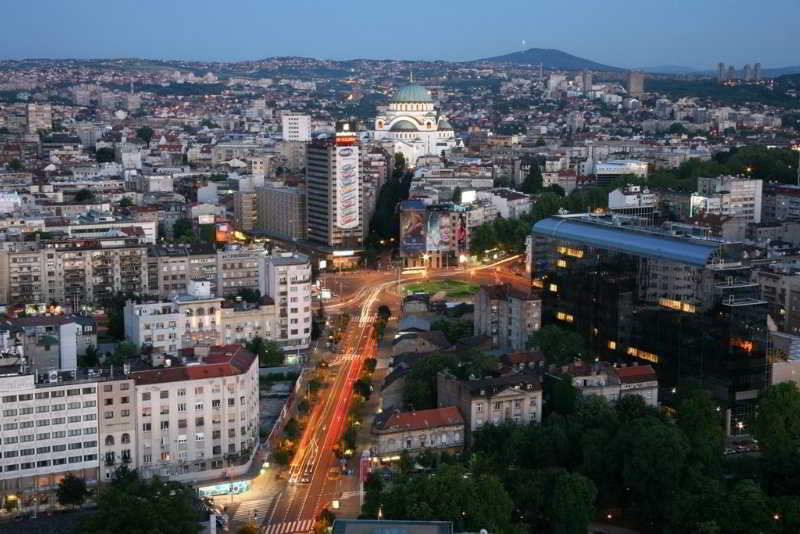 Hotel Slavija Belgrado Exterior foto